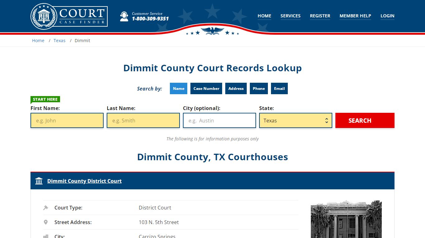 Dimmit County Court Records | TX Case Lookup